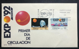 SPAIN, Uncirculated FDC, « EXPO '92 SEVILLA », # A.710, 1987 - 1992 – Sevilla (España)