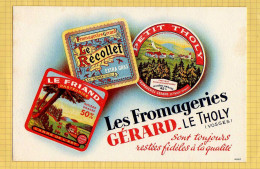 BUVARD : Les Fromageries GERARD Le THOLY - Zuivel