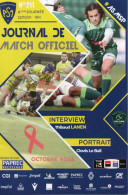 Programme Match Top 14 : AS Clermont Auvergne / Section Paloise - Rugby