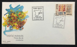 SPAIN, Uncirculated FDC,« Diseño Infantil », « Childisch Drawing », « EXPO '92 SEVILLA », « Philatelic Exhibition »,1992 - 1992 – Sevilla (Spain)