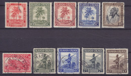 Ruanda-Urundi 1942 Mi. 79-82 A, 88 A, 93 A, 95-97 A, Landesmotive (o) - Gebraucht