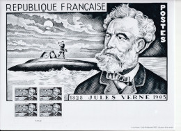 JPS 70 - N°23 - France - Affiche Jules Verne - Unused Stamps