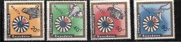 RWANDA Scott # 219-22 MNH - Oblitérés