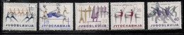 YUGOSLAVIA Scott # 547-51 Used - Sports - Used Stamps