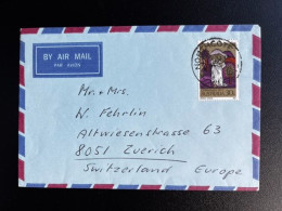 AUSTRALIA 1973? AIR MAIL LETTER NORTHCOTE TO ZURICH AUSTRALIE - Brieven En Documenten