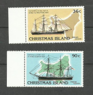 Christmas Island N°230, 231 Neufs** Cote 4.50€ - Christmas Island