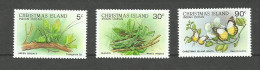 Christmas Island N°249 à 251 Neufs** Cote 6.50€ - Christmas Island