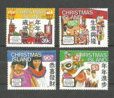 Christmas Island N°281 à 284 Neufs** Cote 7.50€ - Christmas Island