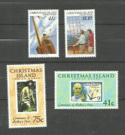 Christmas Island N°304, 305, 318, 319 Neufs** Cote 7€ - Christmas Island