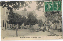 Cpa..84..ROBION..VAUCLUSE..ENTREE DU VILLAGE - Robion