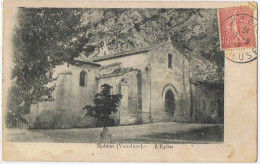 Cpa..84..ROBION..VAUCLUSE..L'EGLISE - Robion