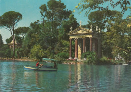 N3839 Roma - Villa Borghese - Il Laghetto - Panorama - Barche Boats Bateaux / Non Viaggiata - Parks & Gärten