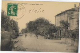 Cpa..84..ROBION..VAUCLUSE..QUARTIER SAINT ROCH - Robion