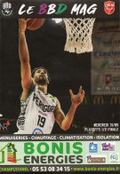 Programme Basket Pro B 2022/2023 BOULAZAC / ELAN CHALON Play-off 1/2 Finale Aller - Bekleidung, Souvenirs Und Sonstige