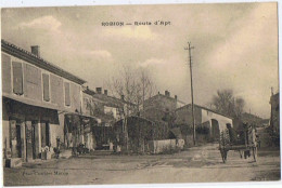 Cpa..84..ROBION..VAUCLUSE..ROUTE D'APT - Robion