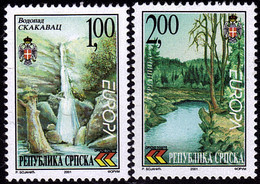 Bosnie Serbe - Europa CEPT 2001 - Yvert Nr. 204/205 - Michel Nr. 200/201 A  ** - 2001