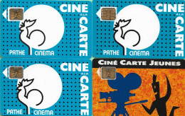 CINECARTE *** Lot De 4 Cartes *** TTBE ***(A2-P5) - Kinokarten