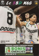 Programme Basket Pro B 2022/2023 BOULAZAC / LA ROCHELLE - Habillement, Souvenirs & Autres