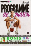 Programme Basket Pro B 20232024 BOULAZAC / EVREUX - Habillement, Souvenirs & Autres