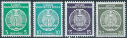 Germany-Deutschland,1954 /1956 Eastern Democratic Republic,DDR ,Service,MNH - Ungebraucht