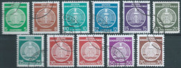 Germany-Deutschland,1954 /1956 Eastern Democratic Republic,DDR ,Service, Obliterated - Used