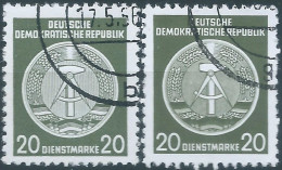 Germany-Deutschland,1954 /1956 Eastern Democratic Republic,DDR ,Service, Obliterated - Used