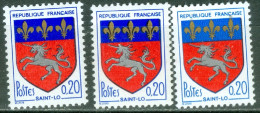 France   1510 Par 3   * *  TB   Normal , Lys Noir Et Or , Bleu Roi   - Neufs