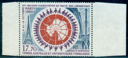 1989 Signatories Of The Antarctic Treaty,Eiffel Tower,penguins,TAAF,M.258,MNH - Pinguini