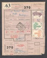 Belgium Parcel Railway Document DC1809 With Parcel Stamps (370) - Documenten & Fragmenten
