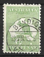 AUSTRALIA...KING GEORGE..V..(1910-36..)..." 1913..".....ROO.....HALFd......SG1.....(CAT.VAL.£6.50..)....CDS..VFU.. - Used Stamps