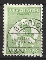 AUSTRALIA...KING GEORGE..V..(1910-36..)..." 1913..".....ROO.....HALFd......SG1.....(CAT.VAL.£6.50..)....CDS..VFU.. - Gebraucht