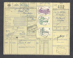 Belgium Parcel Railway Document DC1809 Bis With Parcel Stamps (402) - Documenten & Fragmenten