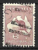 AUSTRALIA...KING GEORGE..V..(1910-36..).......ROO.....2/-......SG110.....(CAT.VAL.£17..).....USED... - Gebraucht