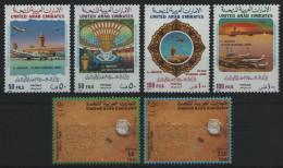 Ver. Arabische Emirate 1988 - Mi-Nr. 241-244 & 245-246 ** - MNH - 2 Ausgaben - Emiratos Árabes Unidos