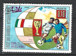 GUINEE EQUATORIALE. Timbre Oblitéré De 1974. Victoire De L'Italie. - 1934 – Italy