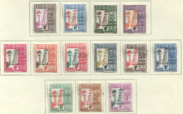 1926  Allée Dumanoir  Série Complète Yv  T25-37 * - Postage Due