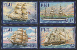 Fidschi 2005 - Mi-Nr. 1140-1143 ** - MNH - Schiffe / Ships - Fiji (...-1970)
