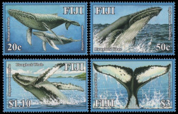 Fidschi 2008 - Mi-Nr. 1255-1258 ** - MNH - Wale / Whales - Fiji (...-1970)