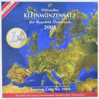 Autriche, Set 1 Ct. - 2 Euro, 2008, Vienna, FDC, FDC - Autriche