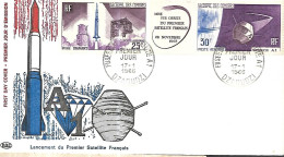 COMORES   FDC 17 01 1966   Poste Aérienne Cat Yt N° 16 - Cartas & Documentos