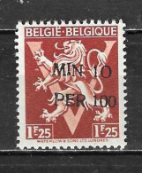 724vv**  Lion Héraldique Surchargé -10% - Bonne Valeur - OOSTROOZEBEKE - MNH** - LOOK!!!! - 1946 -10%