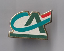 PIN'S      THEME  BANQUE  CREDIT  AGRICOLE  GRAND FORMAT  3 CM - Banques