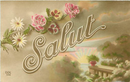 Fantaisie - Salut Fleurs    R 80 - Saluti Da.../ Gruss Aus...