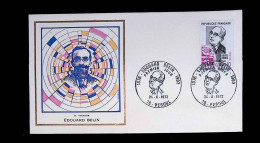 FDC, 1 Er Jour, Inventeur, Edouard Belin, 1878-1963, 24-6-1972, 70 Vesoul, H. Thiaude, 2 Scans - 1970-1979