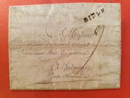 Marque Postale De Dieppe Sur Lettre Avec Texte Pour Valognes En 1767 - N 91 - 1701-1800: Voorlopers XVIII