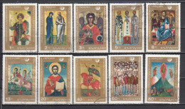Bulgaria 1969 - Icons, Mi-Nr. 1887/96, Used - Gebraucht
