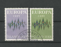 Iceland 1972 Europa Y.T. 414/415 (0) - Gebraucht
