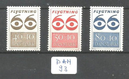 DAN YT 452/454 En XX - Unused Stamps