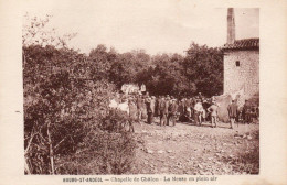 07 Ardèche Très Beau Plan BOURG SAINT ANDEOL  Chapelle De Chalon La Messe En Plein Air - Bourg-Saint-Andéol