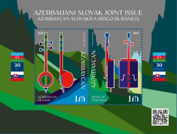 Azerbaijan-Slovakia Joint Issue Azerbaijan Stamps 2023 - Ungebraucht